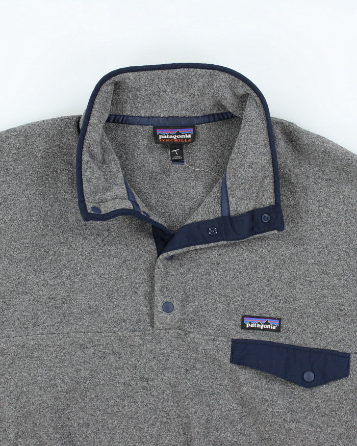 Vintage Patagonia Synchilla Boxy Half Button Fleece - L – Rokit