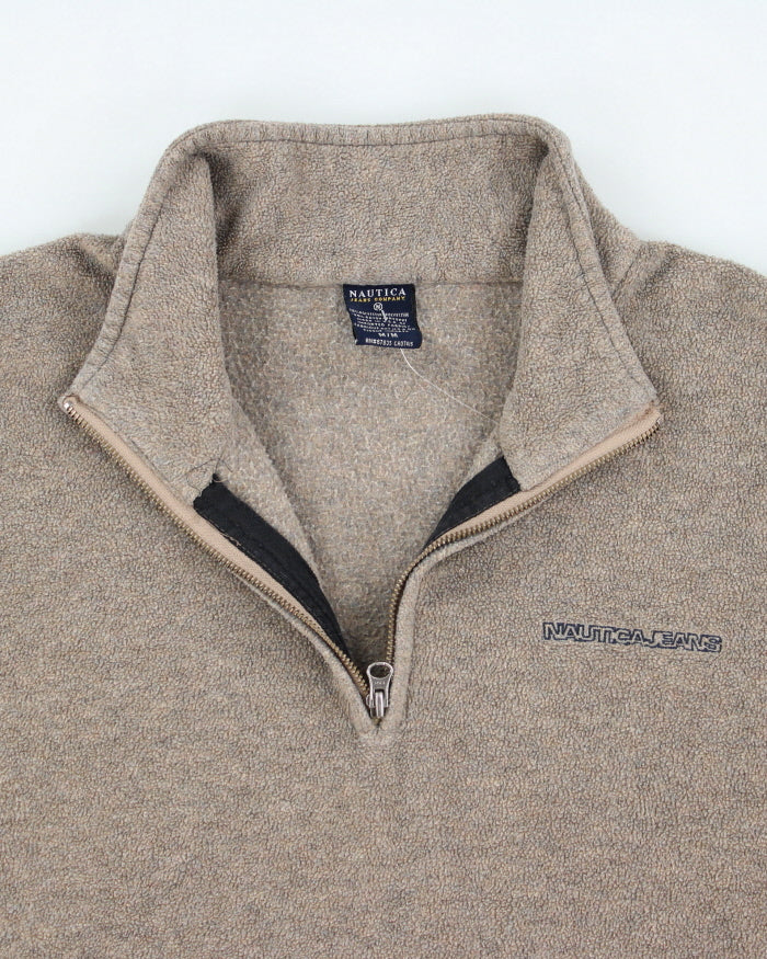 Vintage 2000's Nautica Jeans Quarter Zip Fleece  - M