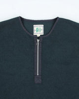 Vintage 90's Guess Collarless Quarter Zip Fleece - L