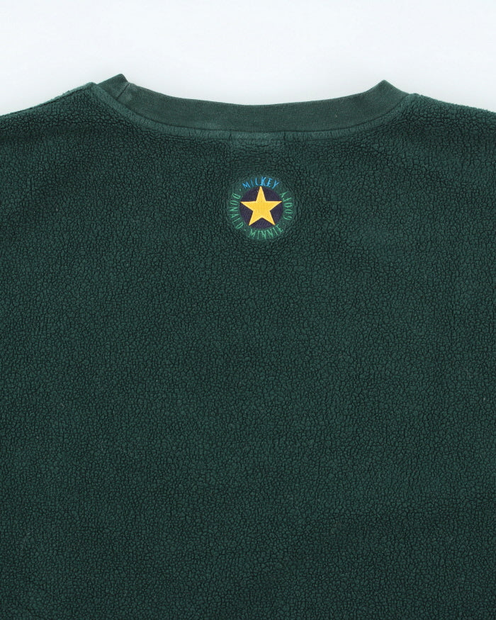Vintage 90's Disney Embroidered Fleece Pullover - L