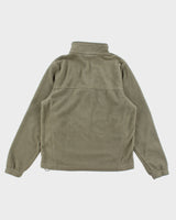 Columbia Khaki Full-zip Fleece - M