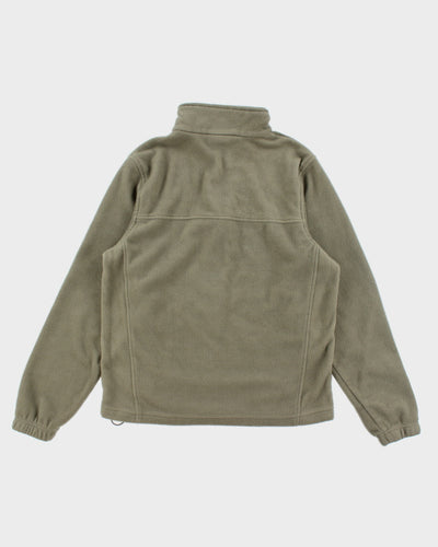 Columbia Khaki Full-zip Fleece - M