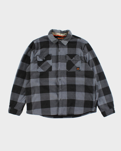Realtree Button-Up Flannel Fleece - L