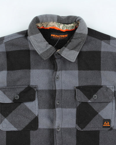 Realtree Button-Up Flannel Fleece - L