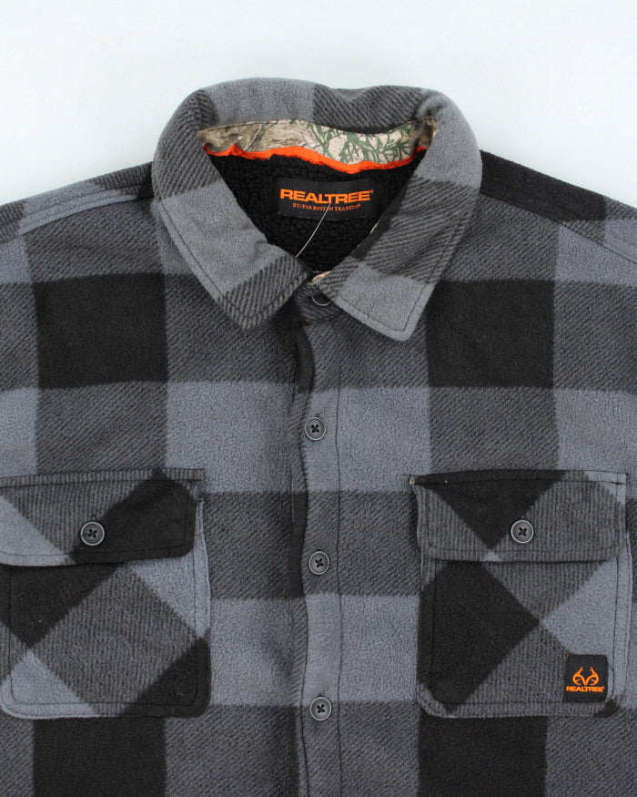 Realtree Button-Up Flannel Fleece - L