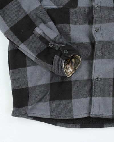 Realtree Button-Up Flannel Fleece - L