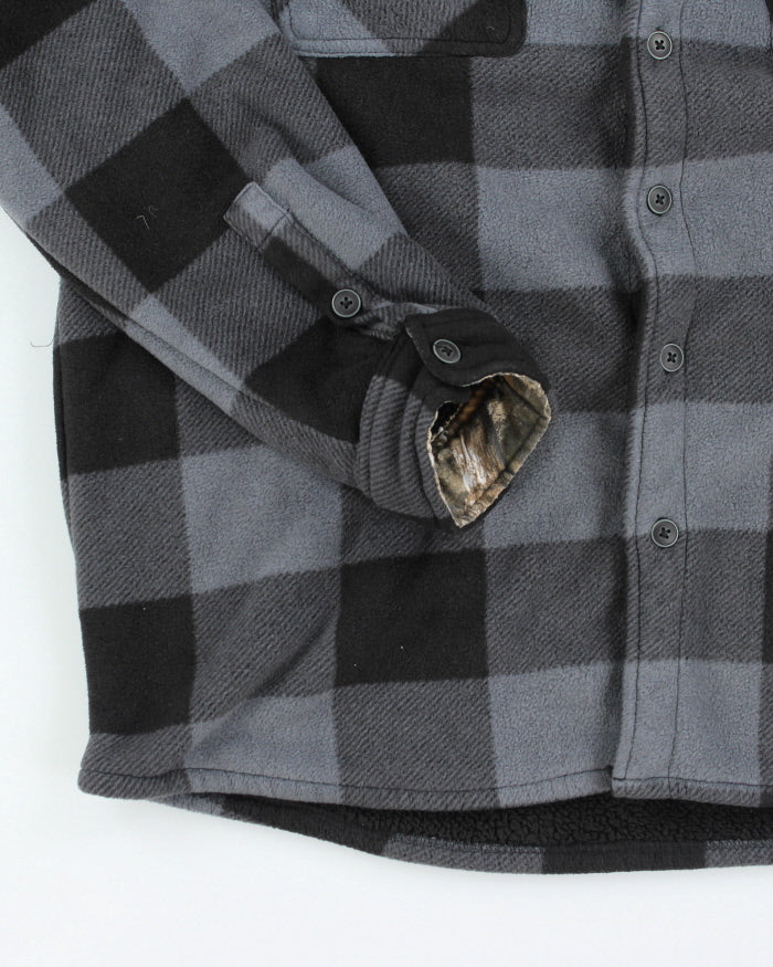 Realtree Button-Up Flannel Fleece - L