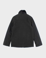 London Fog Black Full-Zip Fleece - S
