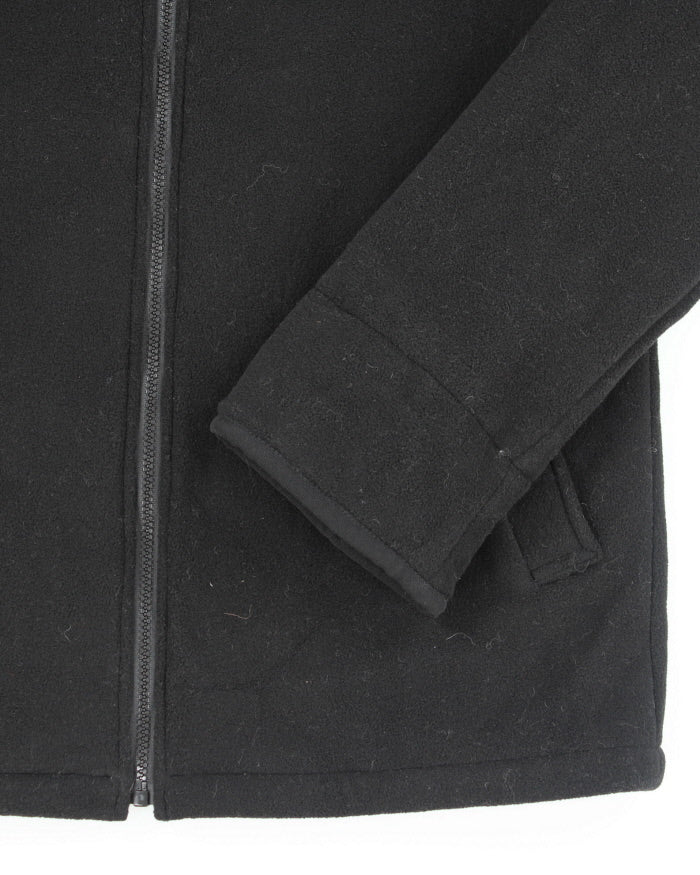 London Fog Black Full-Zip Fleece - S