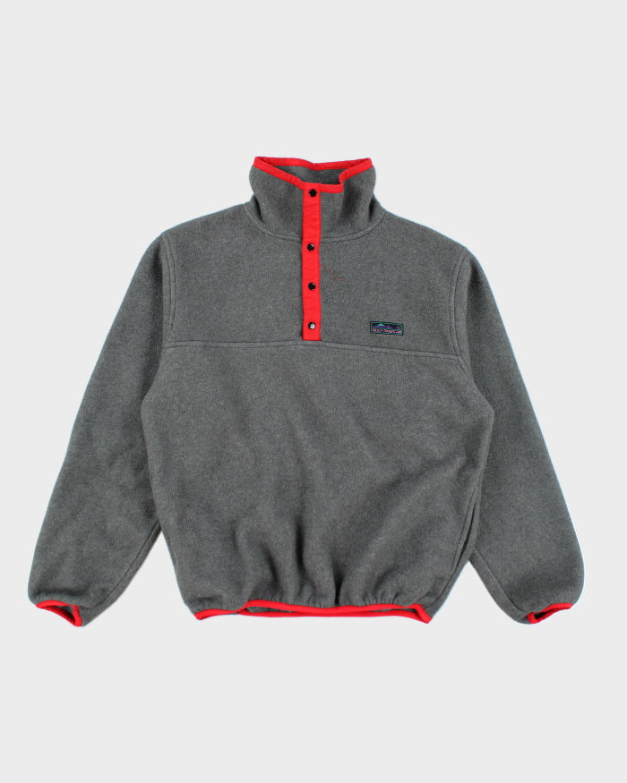 Vintage 90's Misty Mountain 1/4 Snap Button Fleece - M
