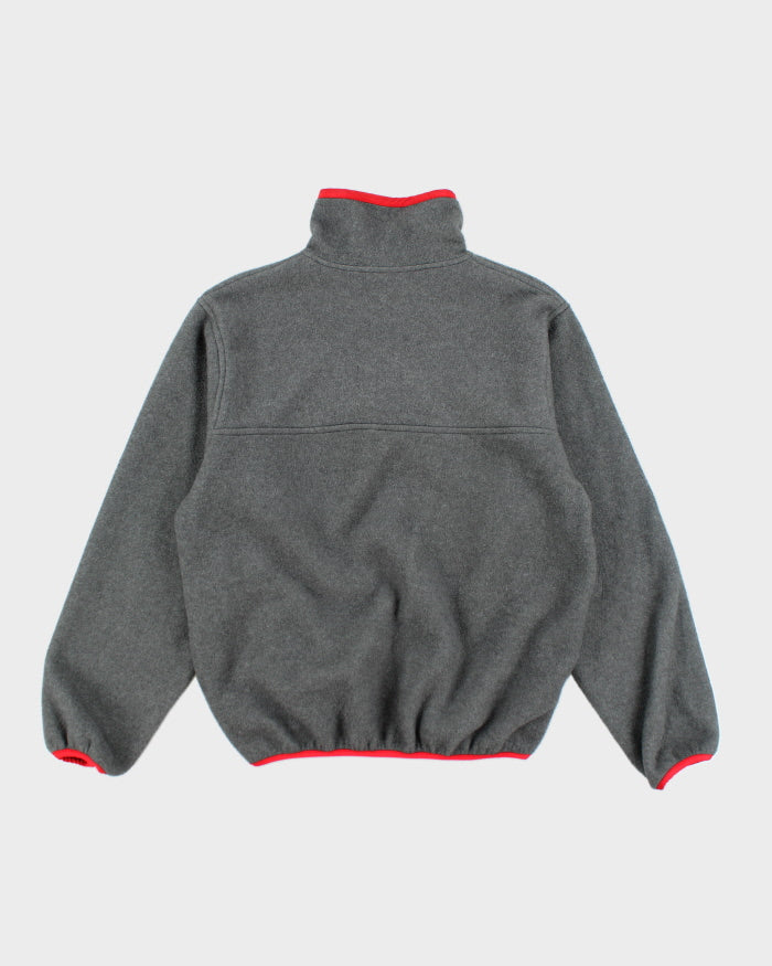 Vintage 90's Misty Mountain 1/4 Snap Button Fleece - M