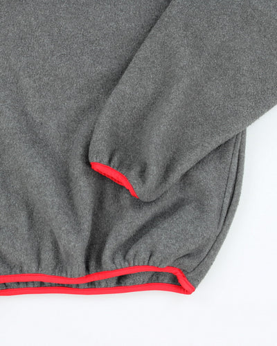 Vintage 90's Misty Mountain 1/4 Snap Button Fleece - M
