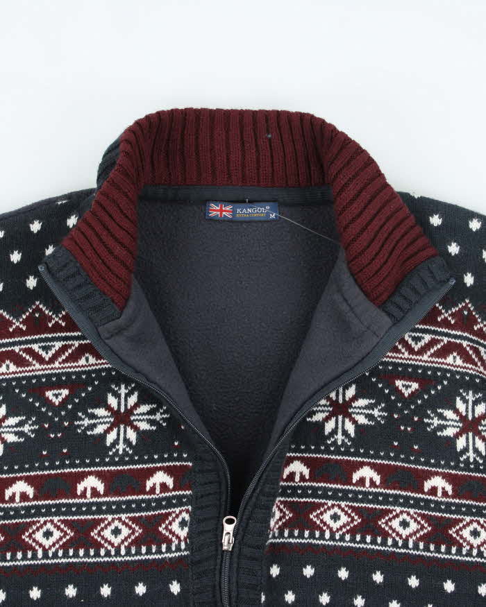 Vintage 2000's Kangol Lined Full Zip Fleece - M