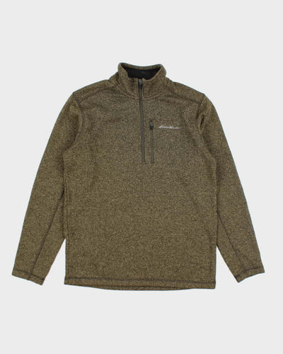 Vintage Eddie Bauer Lined Quarter Zip Fleece - M