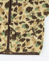 Vintage Y2K Burton Camouflage Full Zip Fleece - M