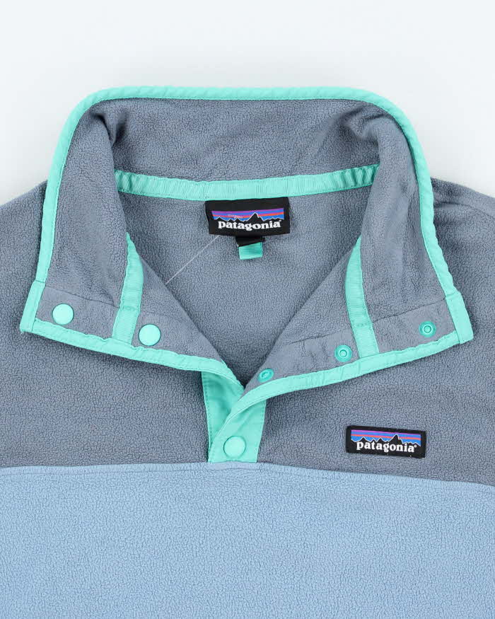Vintage Patagonia Snap Quarter Button Lightweight Fleece - S