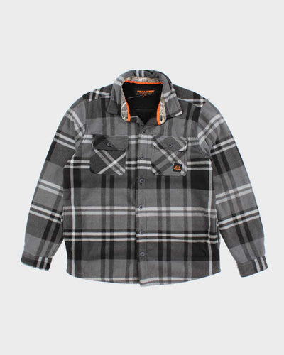 Realtree Checked Flannel Fleece - L