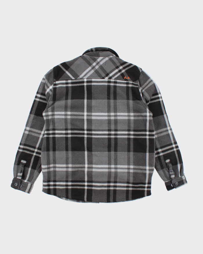 Realtree Checked Flannel Fleece - L