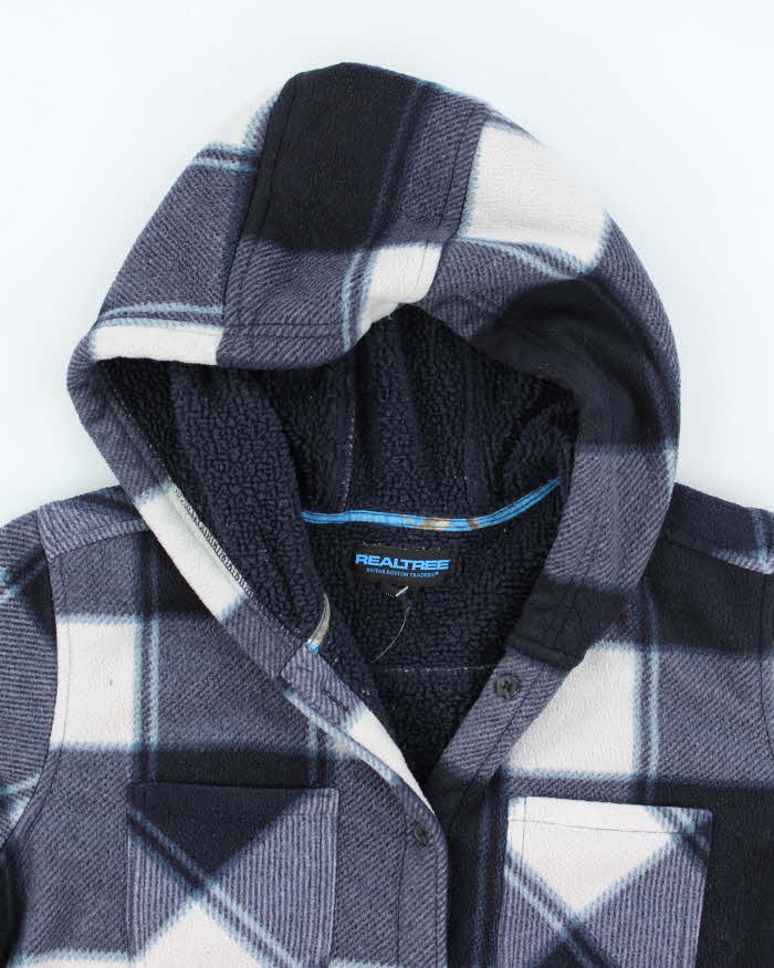 Realtree Checked Hooded Fleece-S