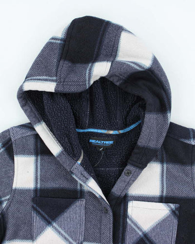 Realtree Checked Hooded Fleece-S
