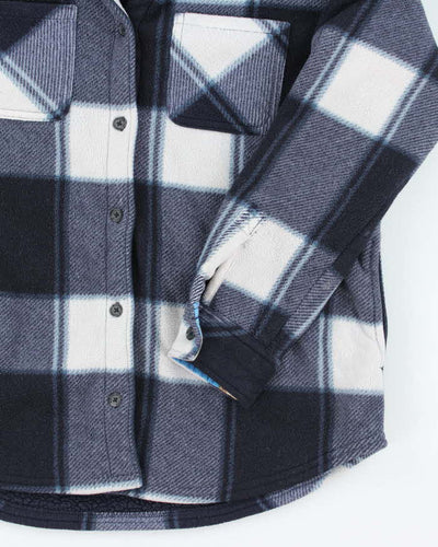 Realtree Checked Hooded Fleece-S