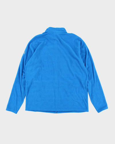 Eddie Bauer Blue Full-Zip Fleece - XL
