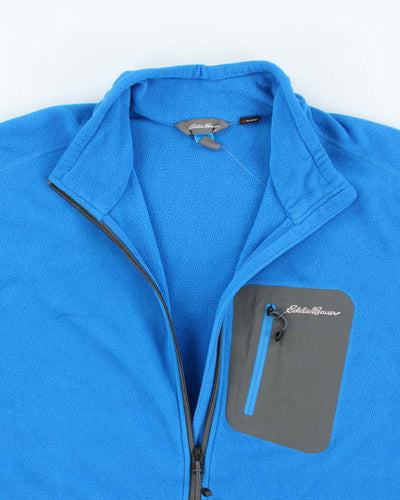 Eddie Bauer Blue Full-Zip Fleece - XL