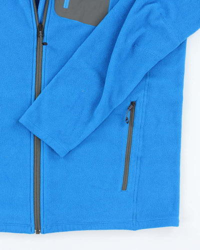 Eddie Bauer Blue Full-Zip Fleece - XL