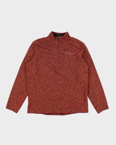 Eddie Bauer Quarter-Button Fleece - L