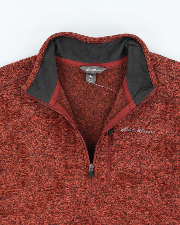Eddie Bauer Quarter-Button Fleece - L