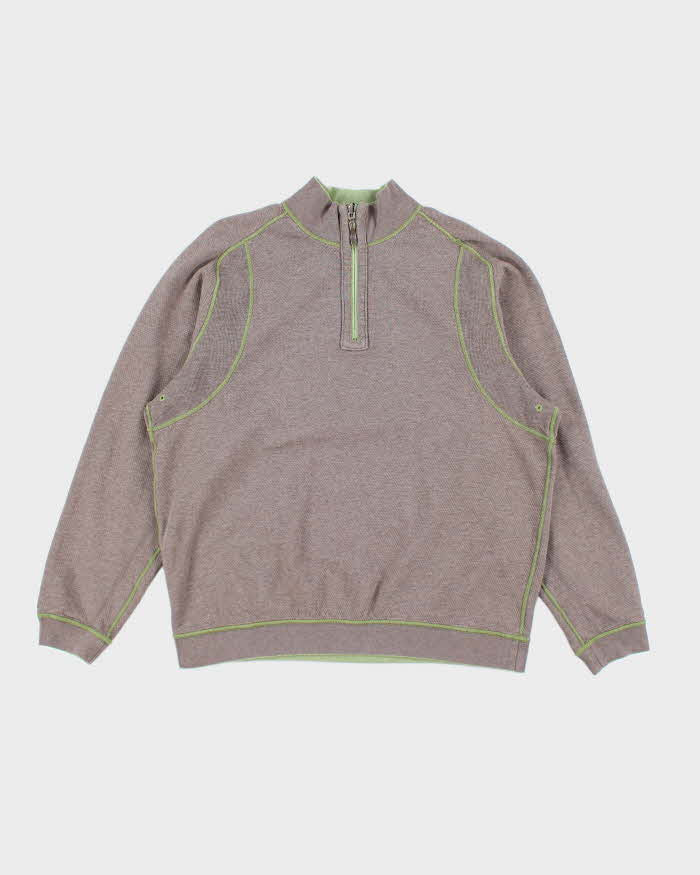Tommy Bahama Reversible Quarter Zip - M