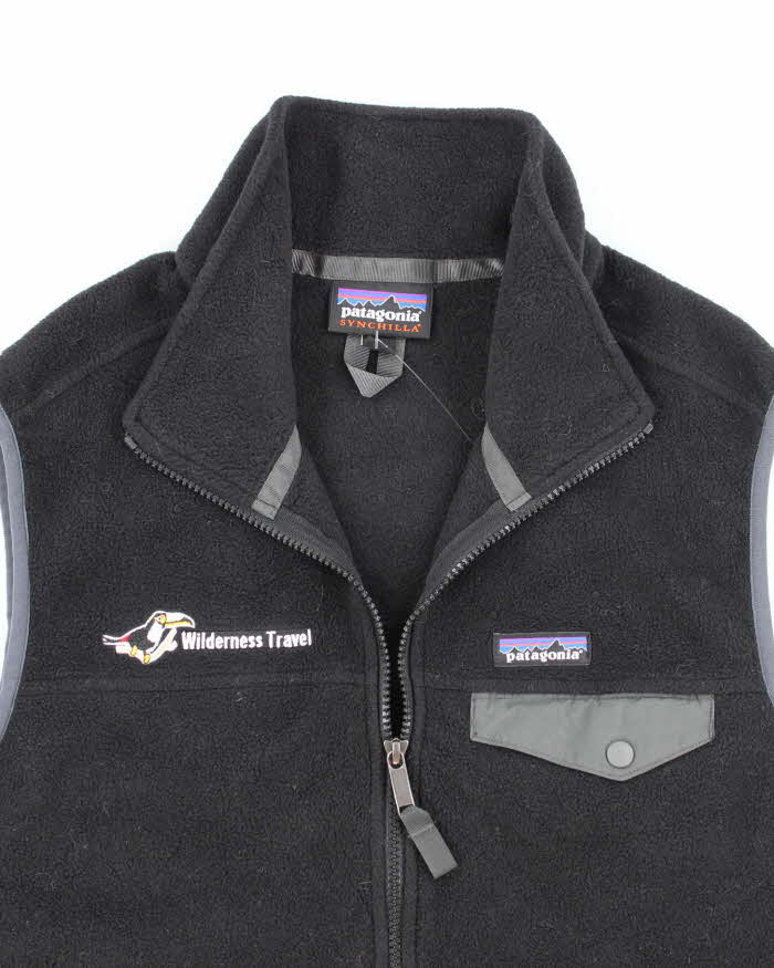 Patagonia Black Sleeveless Fleece - L