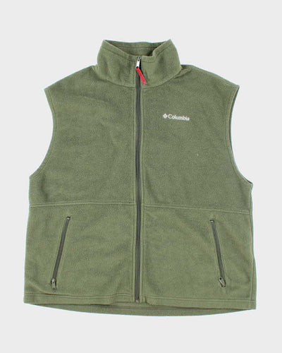 Columbia Green Sleeveless Fleece - XL