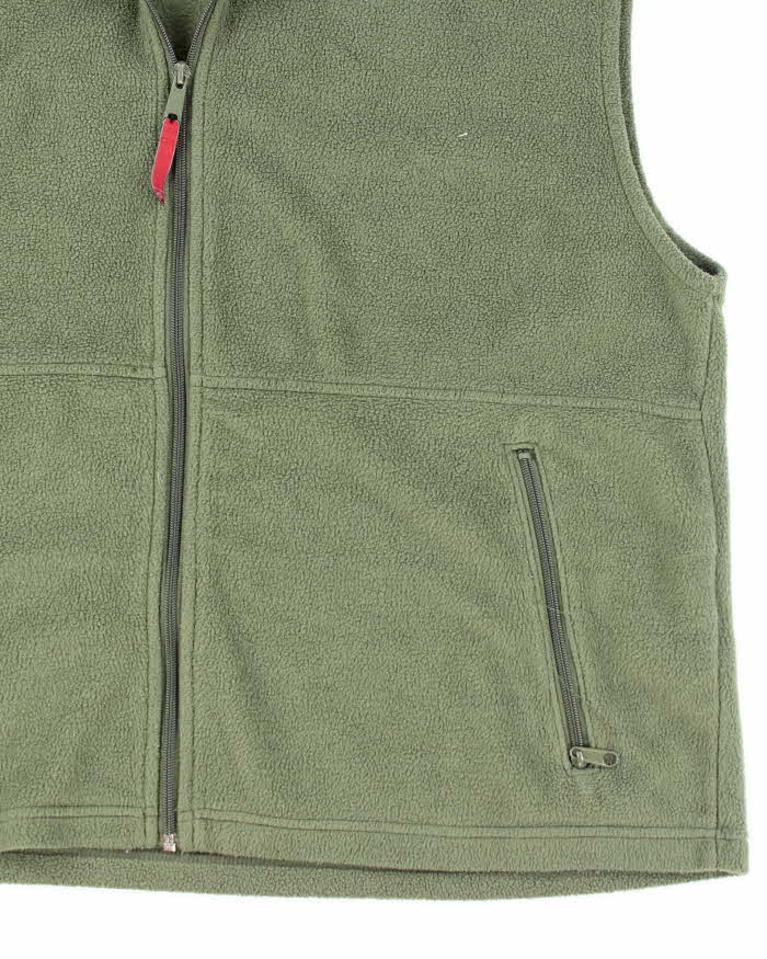 Columbia Green Sleeveless Fleece - XL