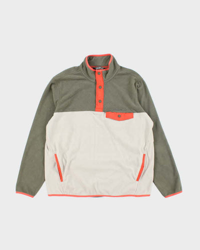 Eddie Bauer Quarter Button Fleece - L