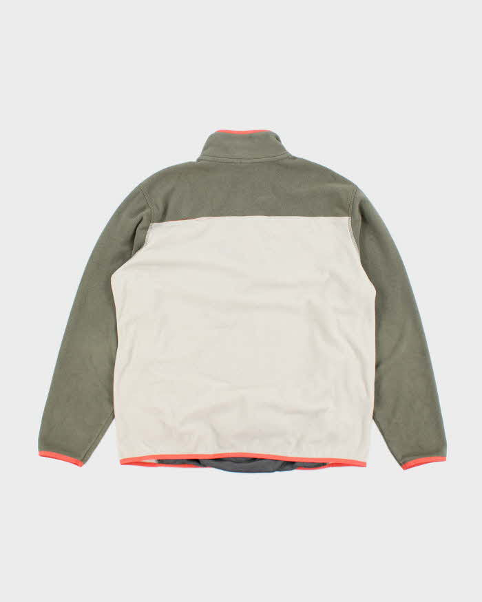 Eddie Bauer Quarter Button Fleece - L