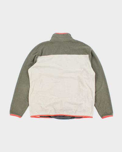 Eddie Bauer Quarter Button Fleece - L