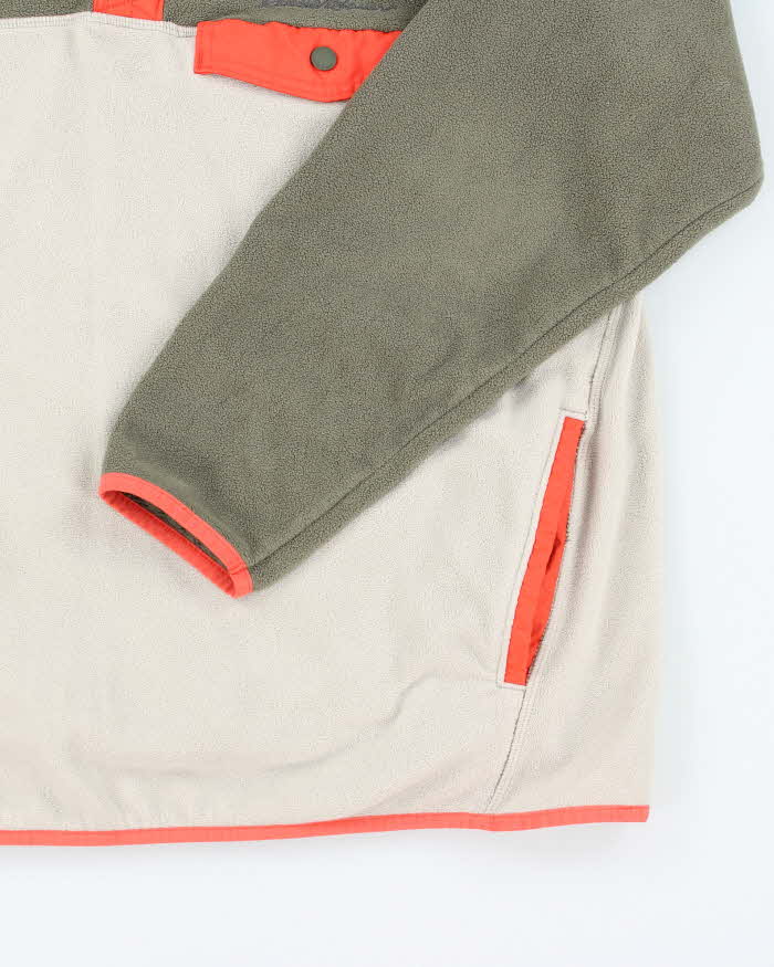 Eddie Bauer Quarter Button Fleece - L