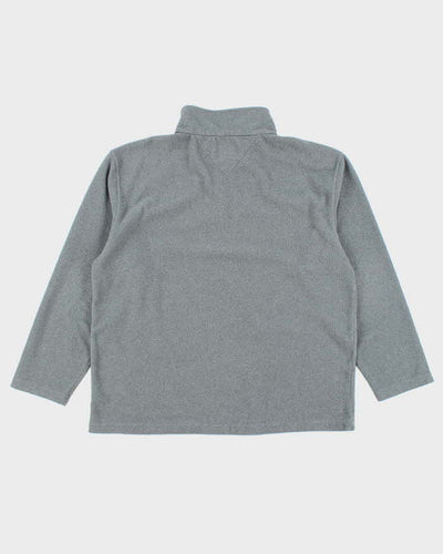 Vintage Tommy Hilfiger Grey Quarter Zip Fleece - XL
