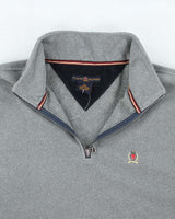 Vintage Tommy Hilfiger Grey Quarter Zip Fleece - XL