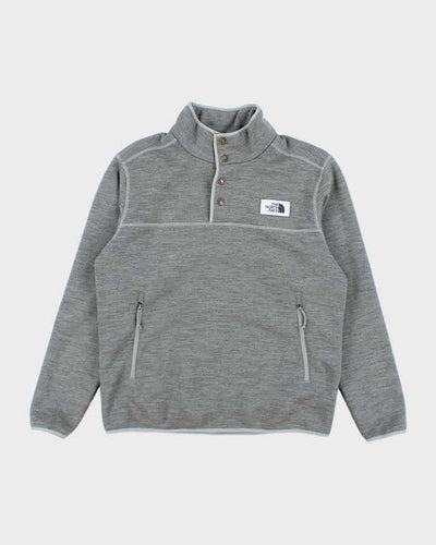 Vintage 90's The North Face Heavyweight 1/4 Snap Button Fleece - L