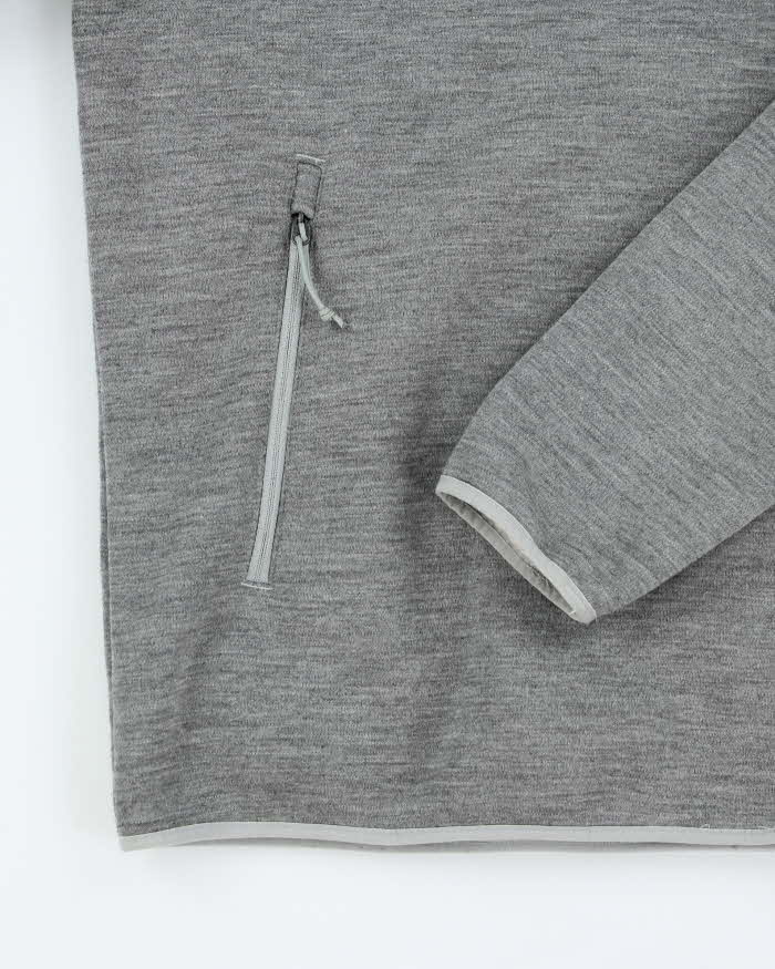 Vintage 90's The North Face Heavyweight 1/4 Snap Button Fleece - L
