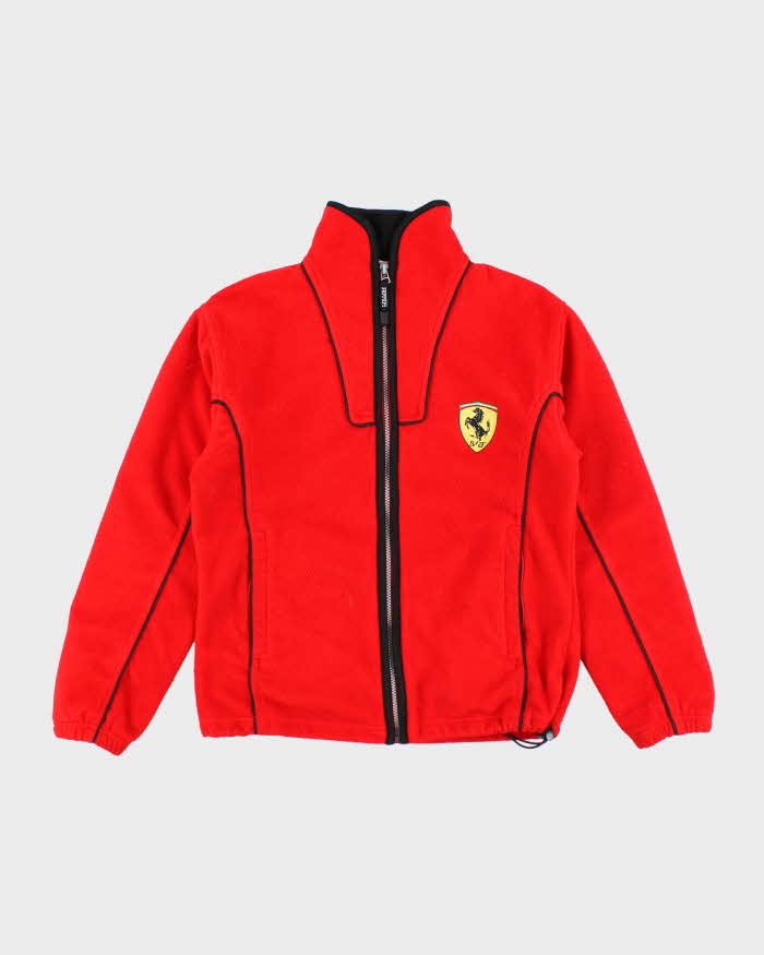 Vintage Y2K Ferrari Racing Full Zip Up Fleece - S