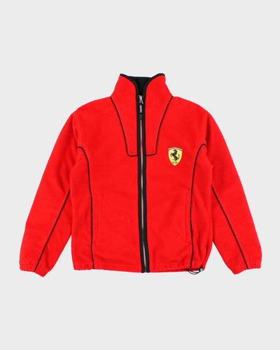 Vintage Y2K Ferrari Racing Full Zip Up Fleece - S