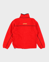 Vintage Y2K Ferrari Racing Full Zip Up Fleece - S