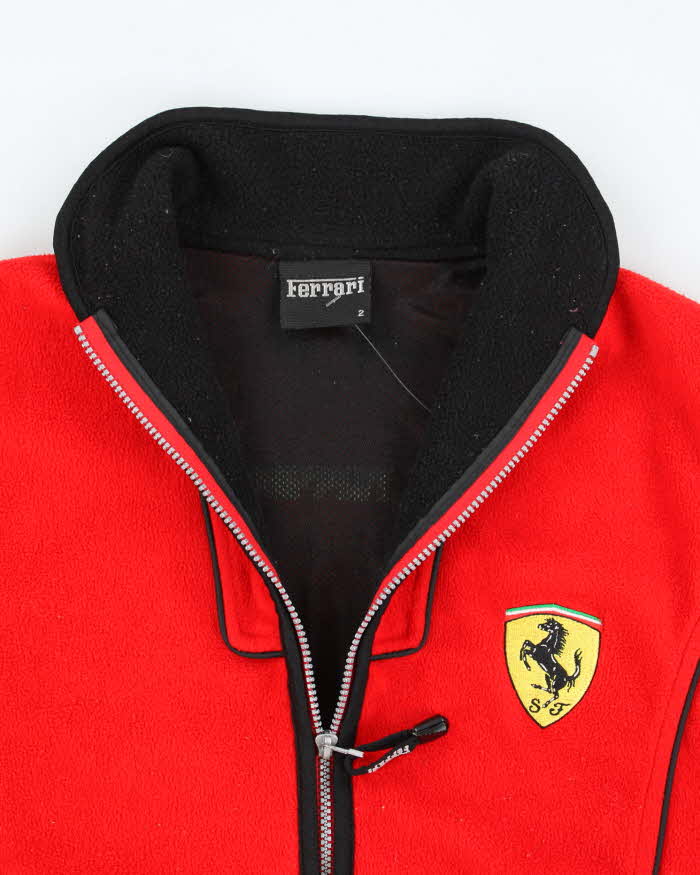 Vintage Y2K Ferrari Racing Full Zip Up Fleece - S
