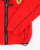 Vintage Y2K Ferrari Racing Full Zip Up Fleece - S
