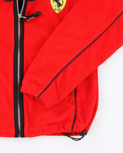 Vintage Y2K Ferrari Racing Full Zip Up Fleece - S
