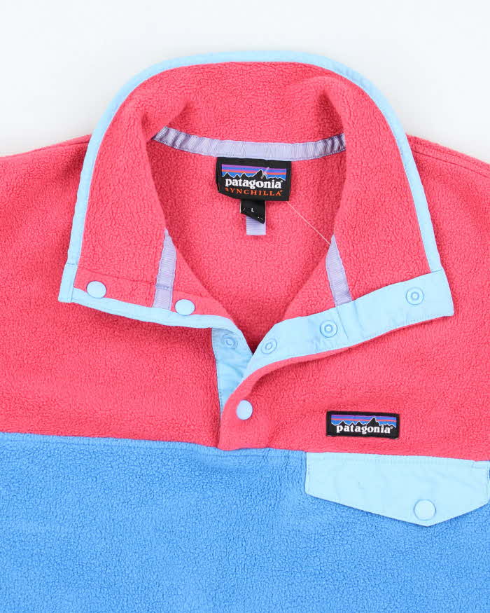 Vintage Y2K Patagonia Synchilla Snap Button Fleece - L