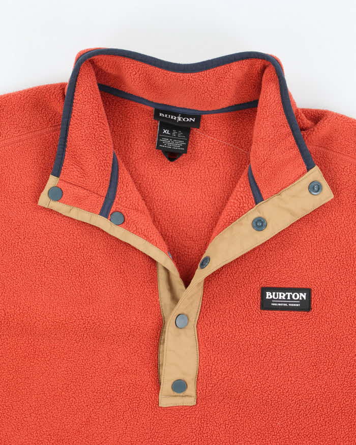 Vintage 2000's Burton Heavyweight Snap Button Fleece - XL
